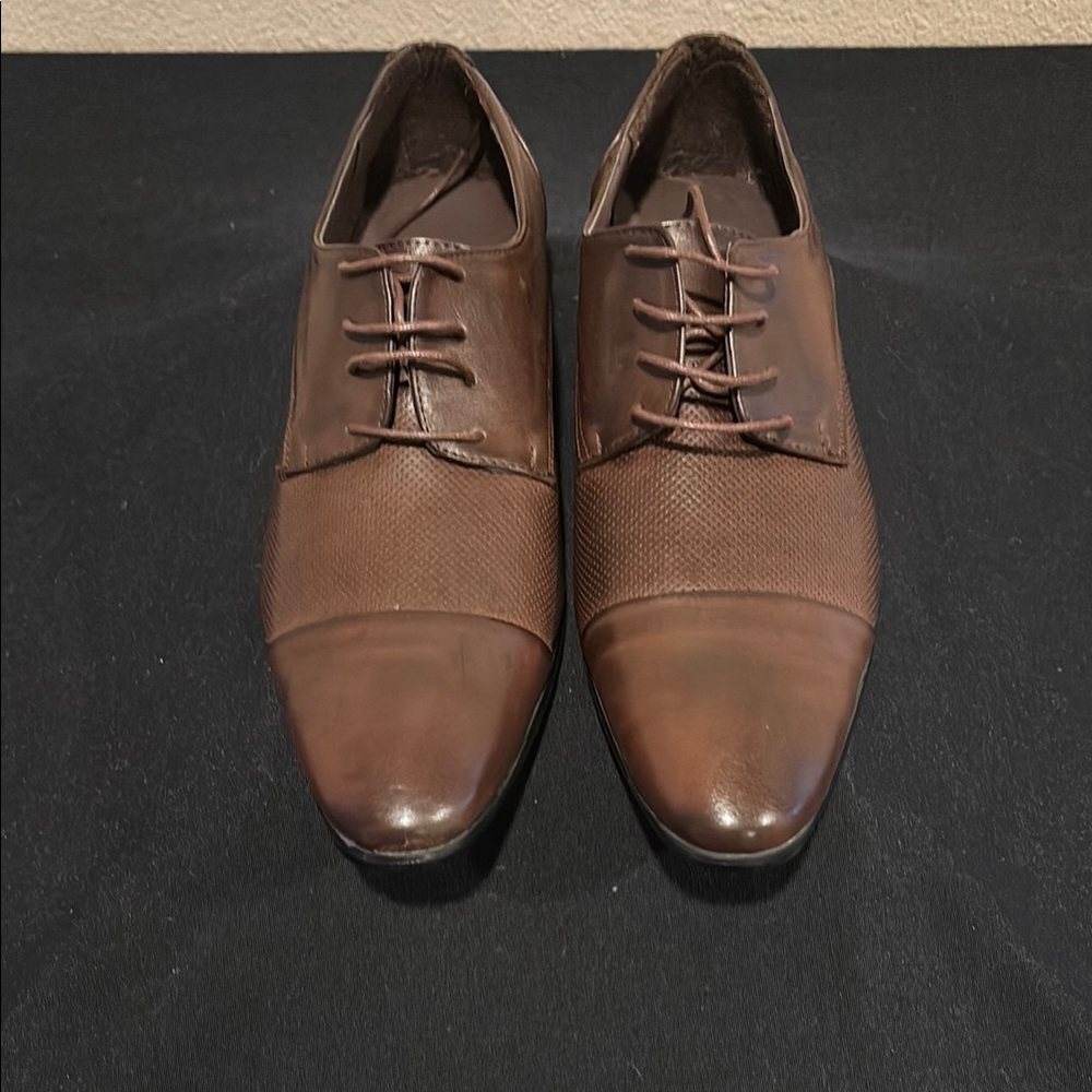 Men's Brown Leather Dress Shoes